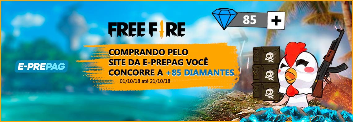 Garena Free Fire - Vocês pediram e o Bônus de Recarga voltou! 💎 Promoção  no  até 10/08 💎 90% em bônus de diamantes na 1ª  recarga 💎 E o melhor: não