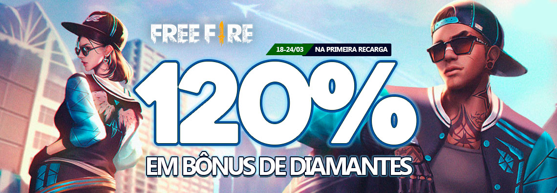 Free Fire - Bónus de recarga de Julho 2021